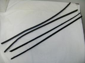 1967-1968 Ford Mustang Fastback Window Channel Strips Kit