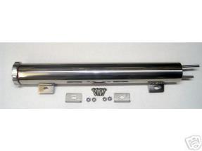 13" Stainless Steel Radiator Overflow Tank Tube Street Rat Rod SALE!