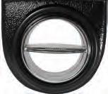 Standard Under-Dash Black/Chrome Ball Louver For 2.5" Hose # 49054-VUL