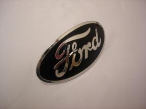 1932 Ford Car Radiator Shell Emblem Ford Logo '32 BLACK