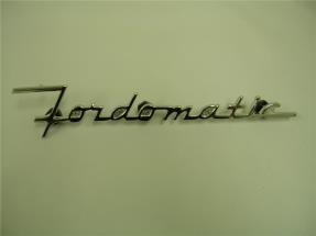 1953 54 55 Ford Passenger Car Chrome FORDOMATIC Emblem