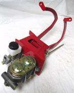 Street Rod Universal Red Manual Clutch Pedal Assembly Master Cylinder