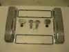 Street Rod SBC Tall Finned Alum. Valve Covers 305 327 350+Gaskets+Breathers