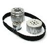 SMALL BLOCK FORD 289 302 351W WINDSOR GILMER BELT DRIVE PULLEY KIT 