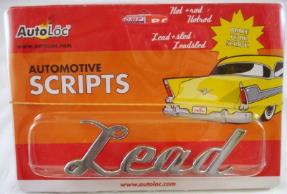 LEAD Chrome Script Automotive Lettering Emblem
