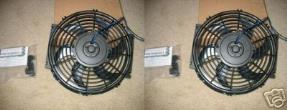10" Dual Radiator Cooling Fans Universal Reversible