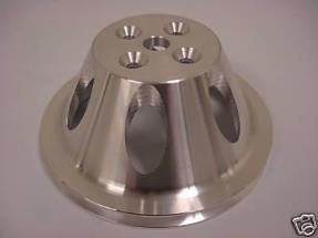 Small Block Chevy Aluminum Water Pump Pulley 1-Groove SWP