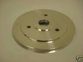 BBC Chevy Aluminum Crank Shaft Pulley 1-Groove SWP