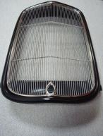 1932 Ford Hot Rod Steel Radiator Grill Shell + Stainless Grille Insert w Ho