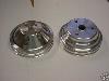 Small Block Chevy Aluminum Pulley Set Chevy 2 Groove Long Pump