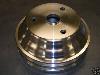 Chevy Polished Aluminum 2-Groove Crankshaft Pulley LWP